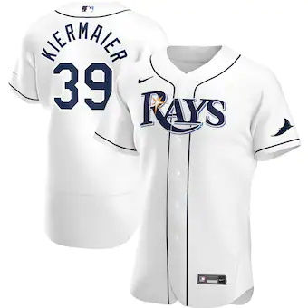 mens nike kevin kiermaier white tampa bay rays home authent